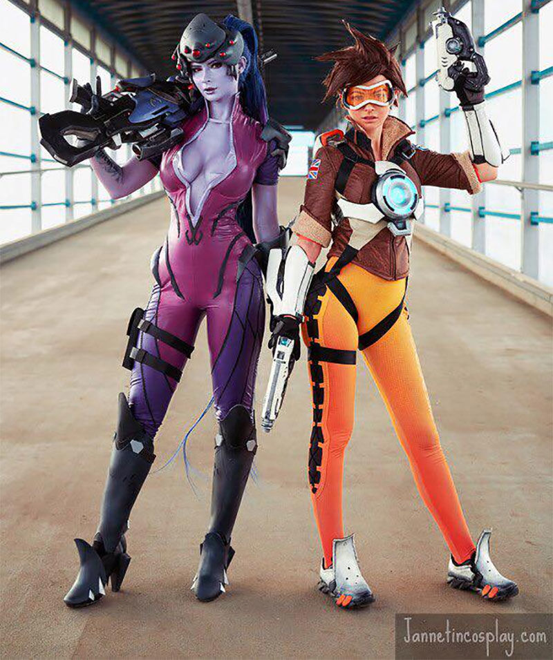 Widowmaker and tracer Widowmaker and tracer