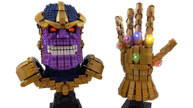 Superhero Week: Thanos and Infinity Gauntlet LEGO